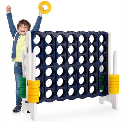 Jumbo 4-to-Score Giant Game Set Backyard Games for Kids Adult and Family Fun