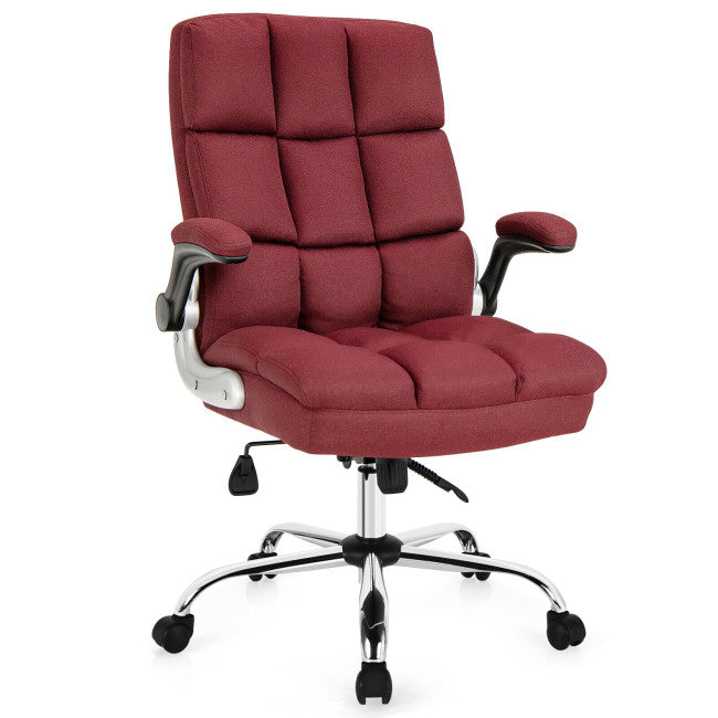 400 lbs Executive Swivel Office Chair Computer Desk Chair with Adjustable Height and High Backrest