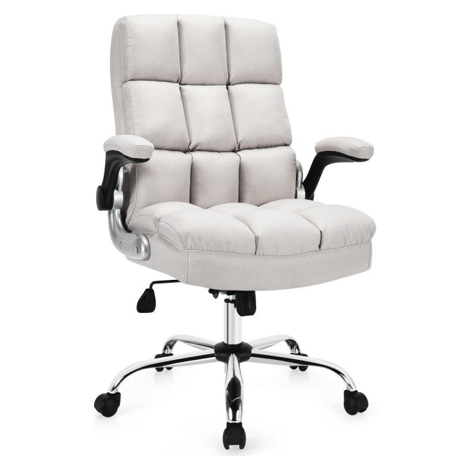 400 lbs Executive Swivel Office Chair Computer Desk Chair with Adjustable Height and High Backrest