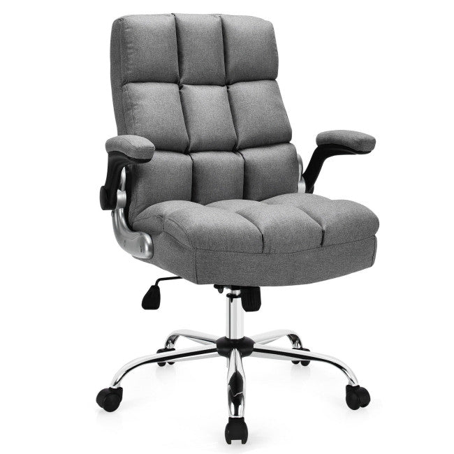 400 lbs Executive Swivel Office Chair Computer Desk Chair with Adjustable Height and High Backrest