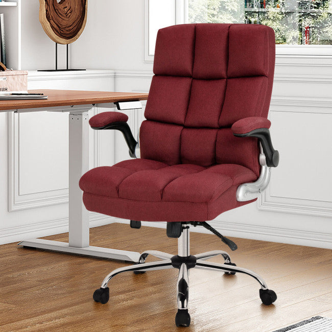 400 lbs Executive Swivel Office Chair Computer Desk Chair with Adjustable Height and High Backrest