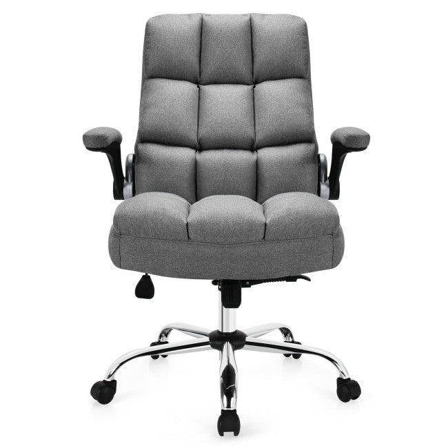 400 lbs Executive Swivel Office Chair Computer Desk Chair with Adjustable Height and High Backrest