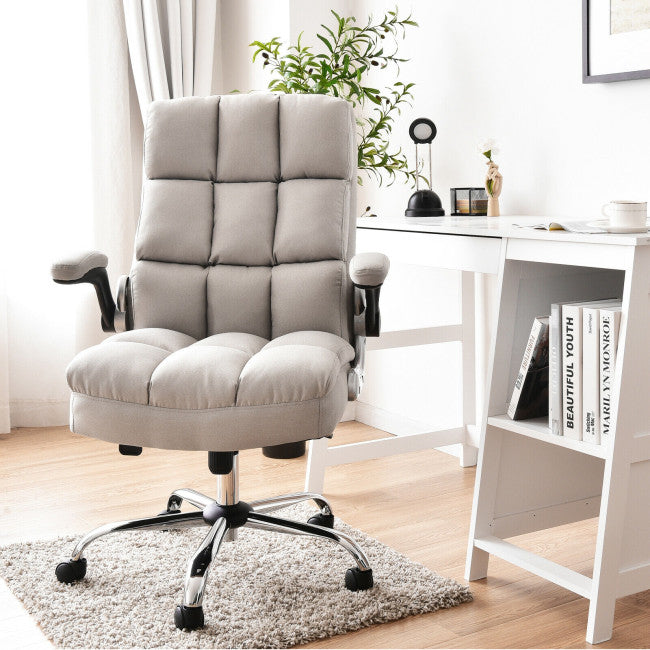 400 lbs Executive Swivel Office Chair Computer Desk Chair with Adjustable Height and High Backrest
