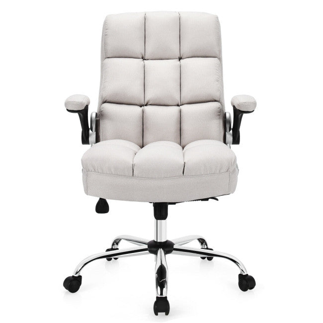 400 lbs Executive Swivel Office Chair Computer Desk Chair with Adjustable Height and High Backrest