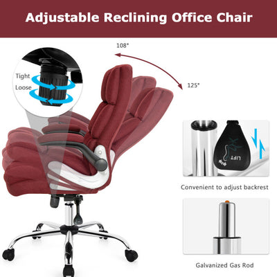 400 lbs Executive Swivel Office Chair Computer Desk Chair with Adjustable Height and High Backrest