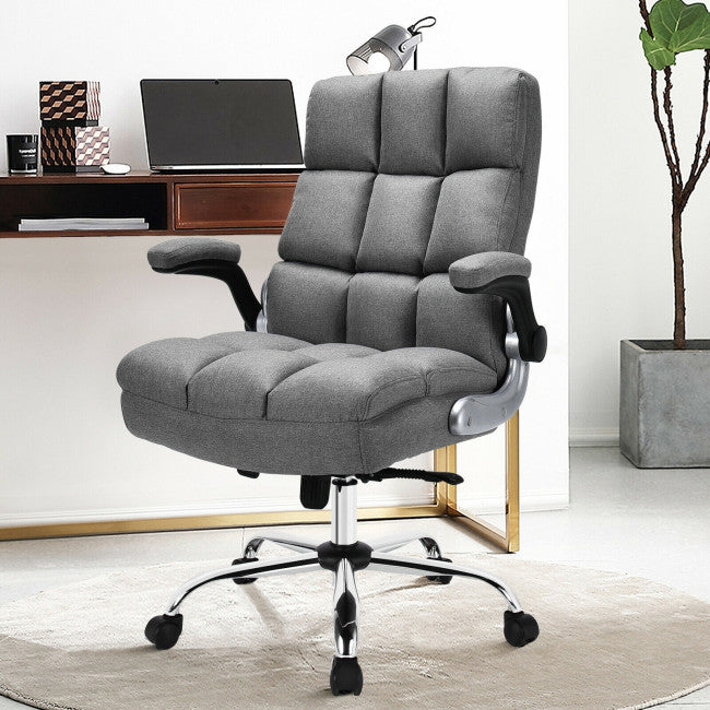 400 lbs Executive Swivel Office Chair Computer Desk Chair with Adjustable Height and High Backrest