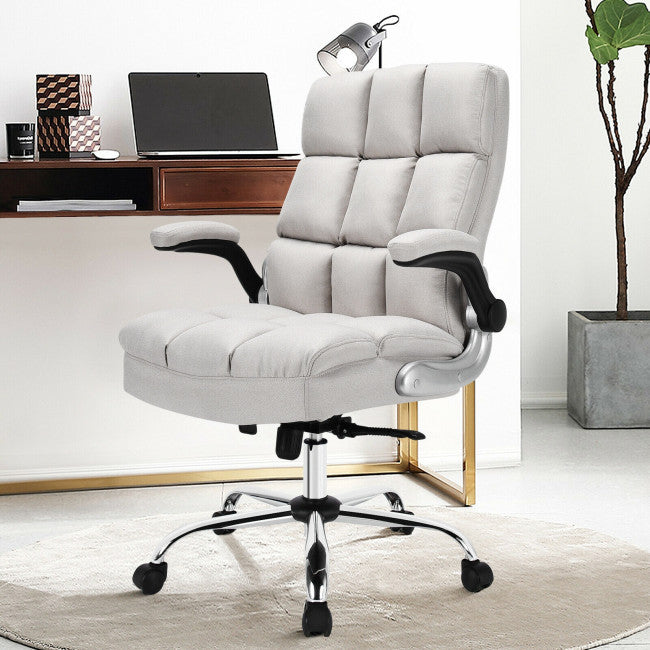 400 lbs Executive Swivel Office Chair Computer Desk Chair with Adjustable Height and High Backrest