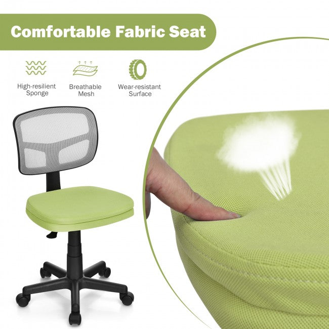 Chairliving - Height Adjustment and Breathable Mesh Armless Office Chair For Wide Application