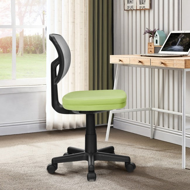 Chairliving - Height Adjustment and Breathable Mesh Armless Office Chair For Wide Application