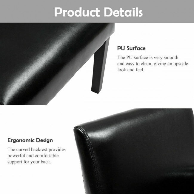 Stylish PU Leather Chair Sofa with Arm