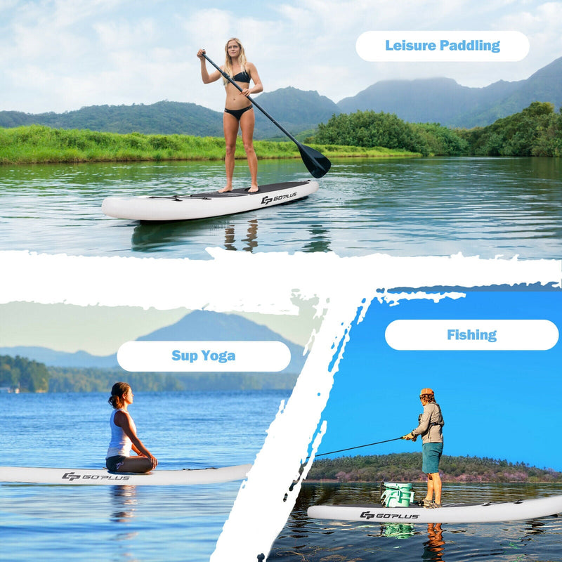 Inflatable Stand Up Paddle Board SUP with Paddle Pump Waterproof Bag
