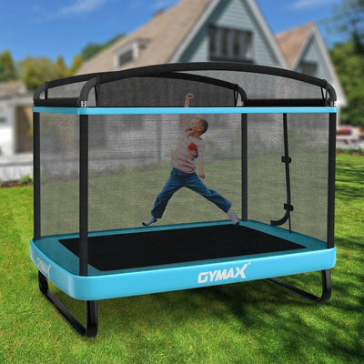 6 Feet Kids Entertaining Trampoline with Swing Safety Fence