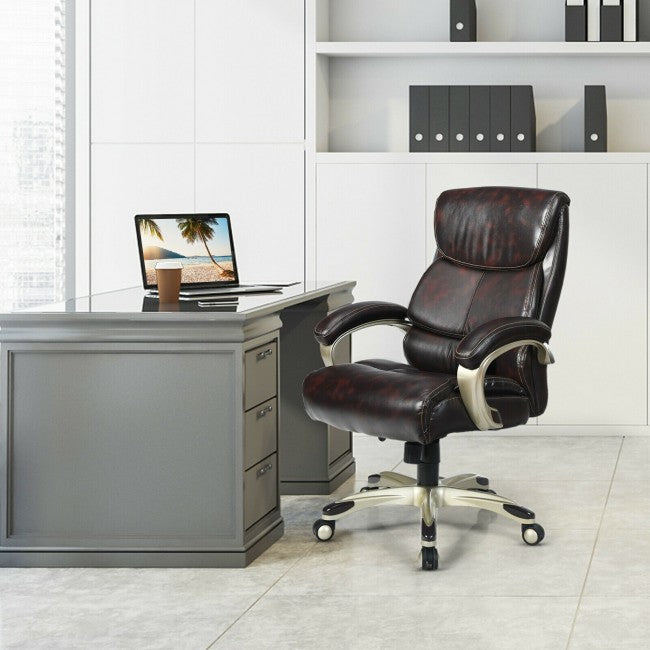 Chairliving - Adjustable Executive Office Recliner Chair with High Back and Lumbar Support for men&amp;women