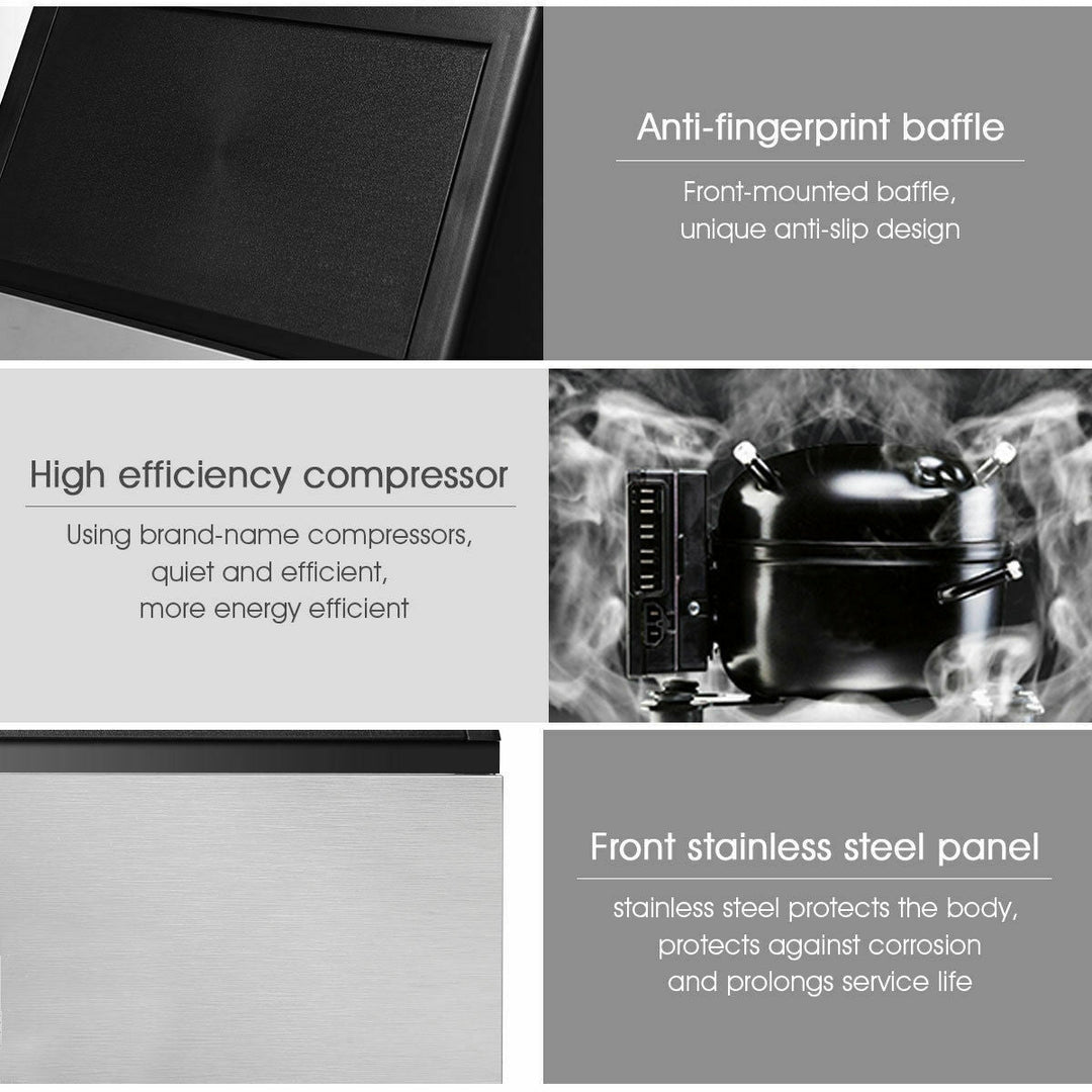 Portable Built-In Stainless Steel Commercial Ice Maker