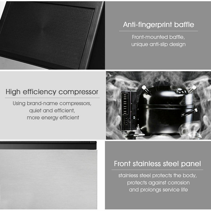 Portable Built-In Stainless Steel Commercial Ice Maker