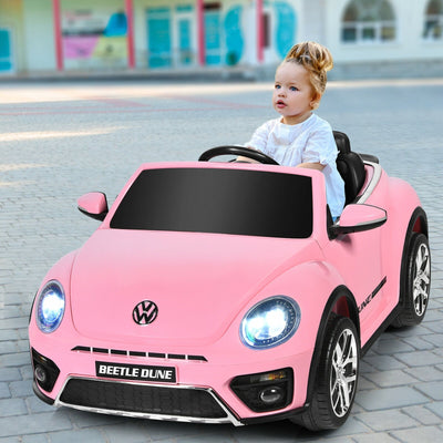 12V Licensed Volkswagen Beetle Kids Ride On Car with Remote Control