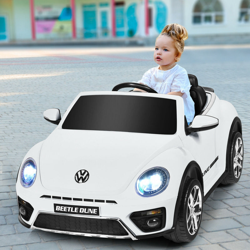 12V Licensed Volkswagen Beetle Kids Ride On Car with Remote Control