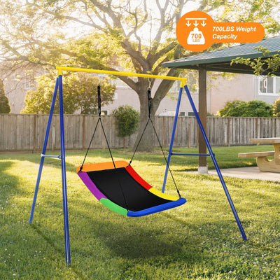 700lb Giant 60 Inch Skycurve Platform Tree Swing for Kids and Adults