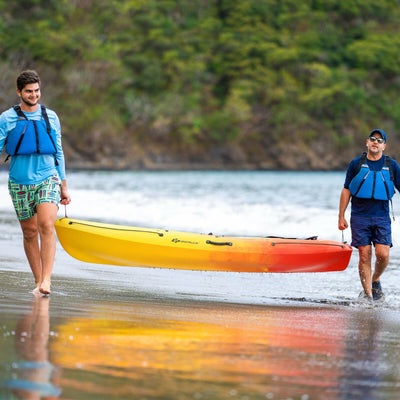 Single Sit-on-Top Kayak with Detachable Aluminum Paddle