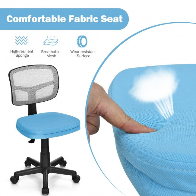 Chairliving - Height Adjustment and Breathable Mesh Armless Office Chair For Wide Application
