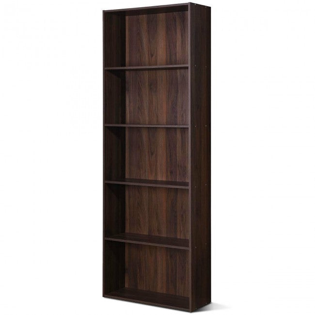 5-Shelf Storage Bookcase