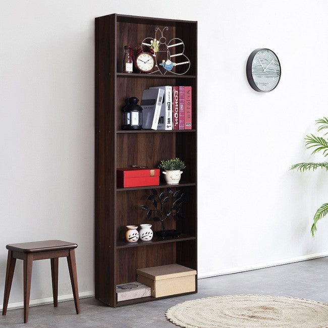 5-Shelf Storage Bookcase
