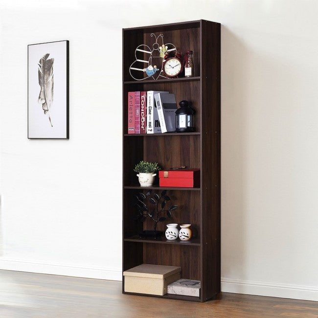 5-Shelf Storage Bookcase