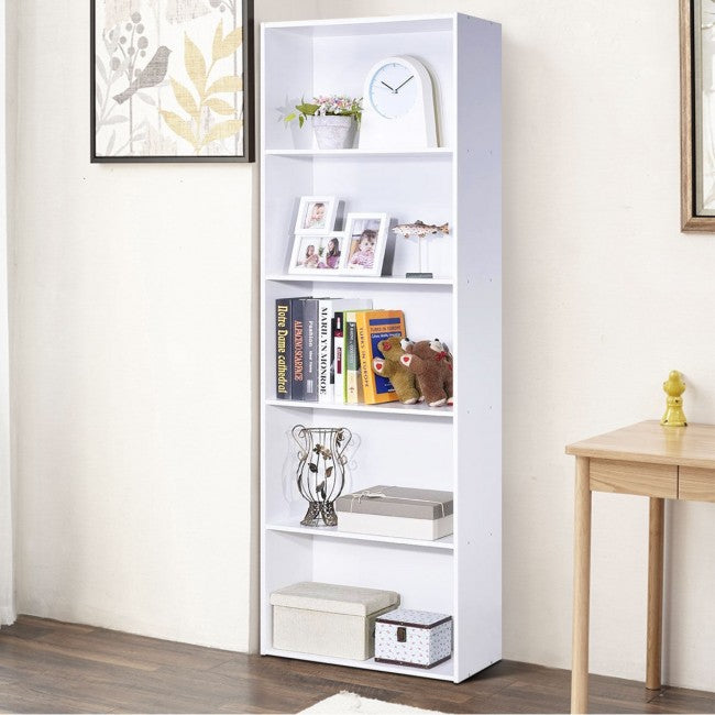 5-Shelf Storage Bookcase
