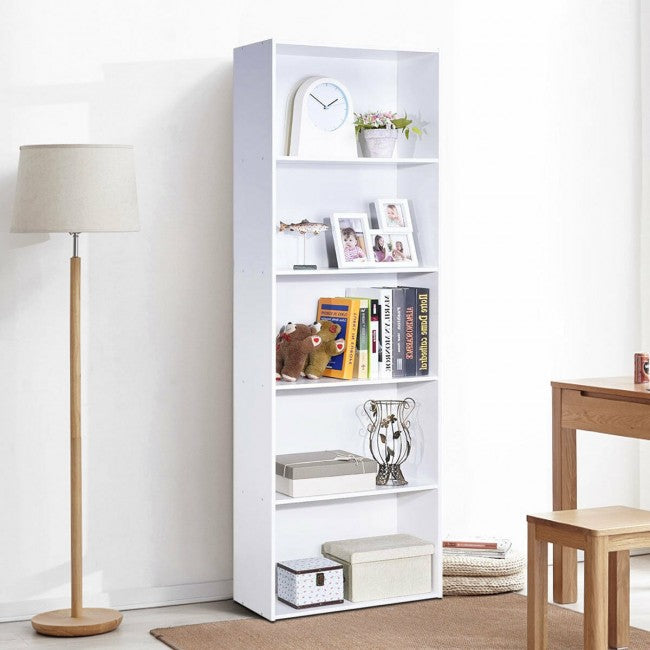 5-Shelf Storage Bookcase