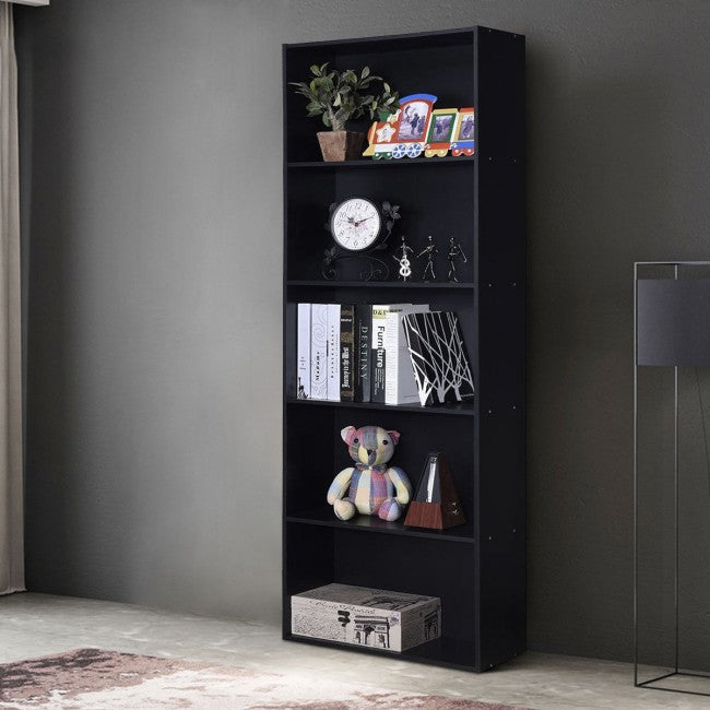 5-Shelf Storage Bookcase