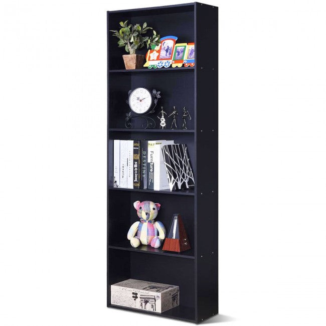 5-Shelf Storage Bookcase