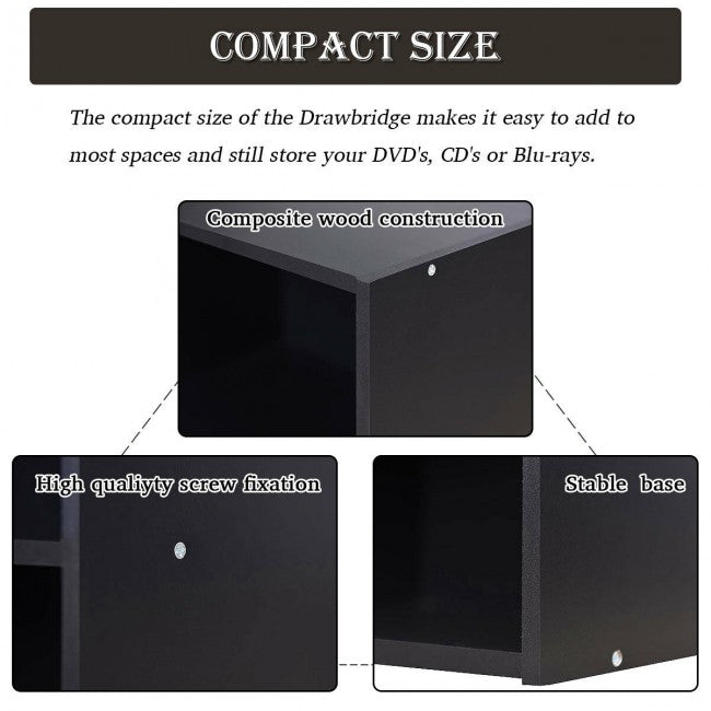 5-Shelf Storage Bookcase