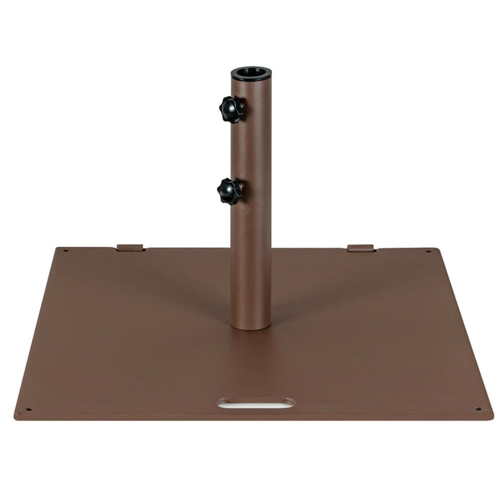 50 LBS 24 Inch Heavy Duty Outdoor Square Patio Umbrella Base with Wheels
