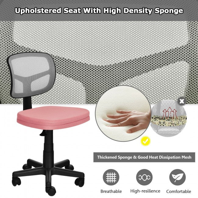 Chairliving - Height Adjustment and Breathable Mesh Armless Office Chair For Wide Application