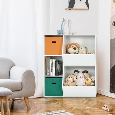 5 Cubbies Kids Toy Storage Organizer