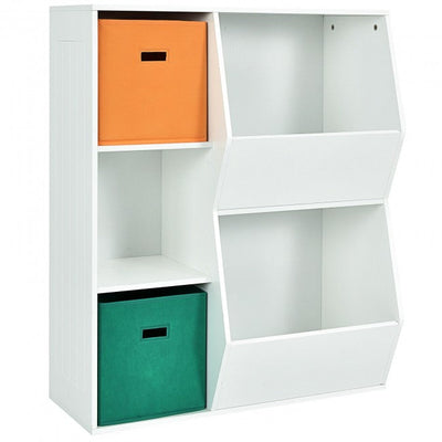 5 Cubbies Kids Toy Storage Organizer