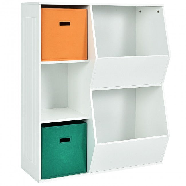 5 Cubbies Kids Toy Storage Organizer