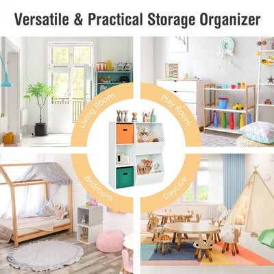 5 Cubbies Kids Toy Storage Organizer