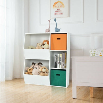 5 Cubbies Kids Toy Storage Organizer