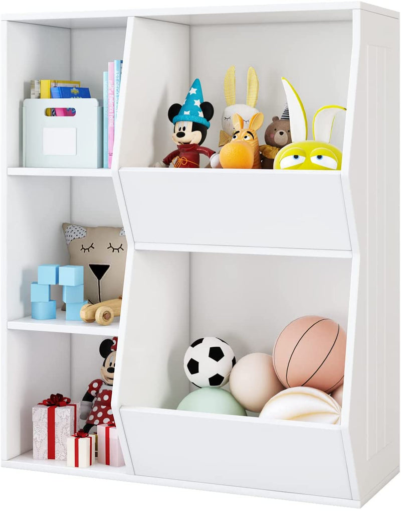 5 Cubbies Kids Toy Storage Organizer
