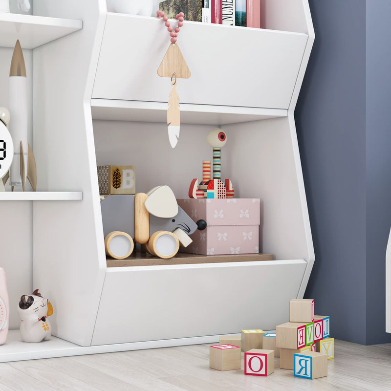 5 Cubbies Kids Toy Storage Organizer