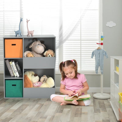 5 Cubbies Kids Toy Storage Organizer