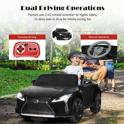 12V Kids Ride Lexus LC500 Licensed Remote Control Electric Vehicle