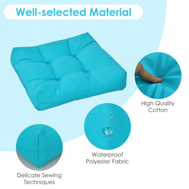 21" x 21" Patio Chair Seat Cushion Pads Sitting Pillow
