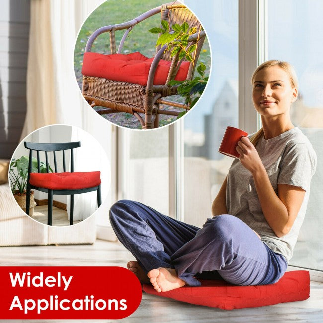 21" x 21" Patio Chair Seat Cushion Pads Sitting Pillow