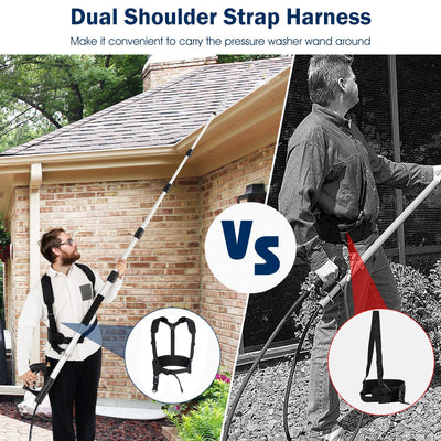 4000 PSI 18 Ft Telescoping Spray Wand Pressure Washer