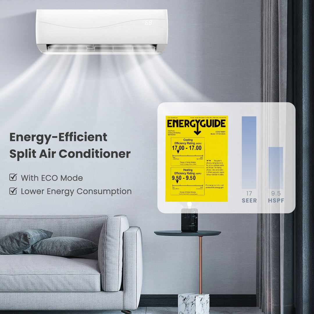 12000 BTU Mini Split Wall-Mounted Air Conditioner