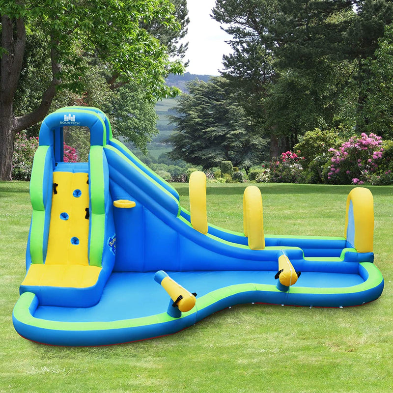 Backyard Water Slides Water Park with Blower for Kids