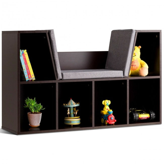 6-Cubby Kids Bedroom Storage Organizer