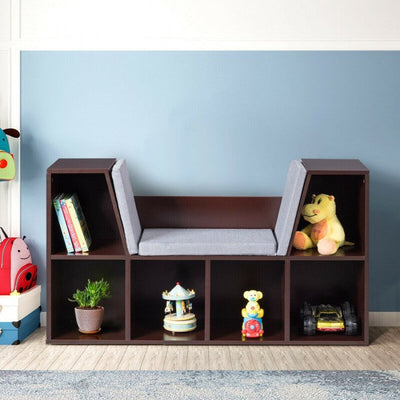 6-Cubby Kids Bedroom Storage Organizer